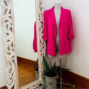 Miss Selfridge Neon Pink Blazer